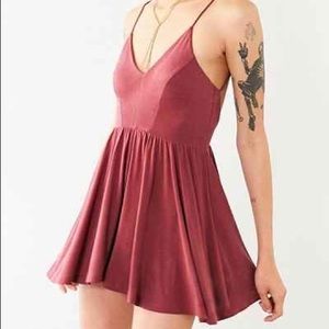 Urban Outfitters Silence + Noise Romper Red Size M
